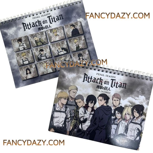 Attack On Titan Calendar
