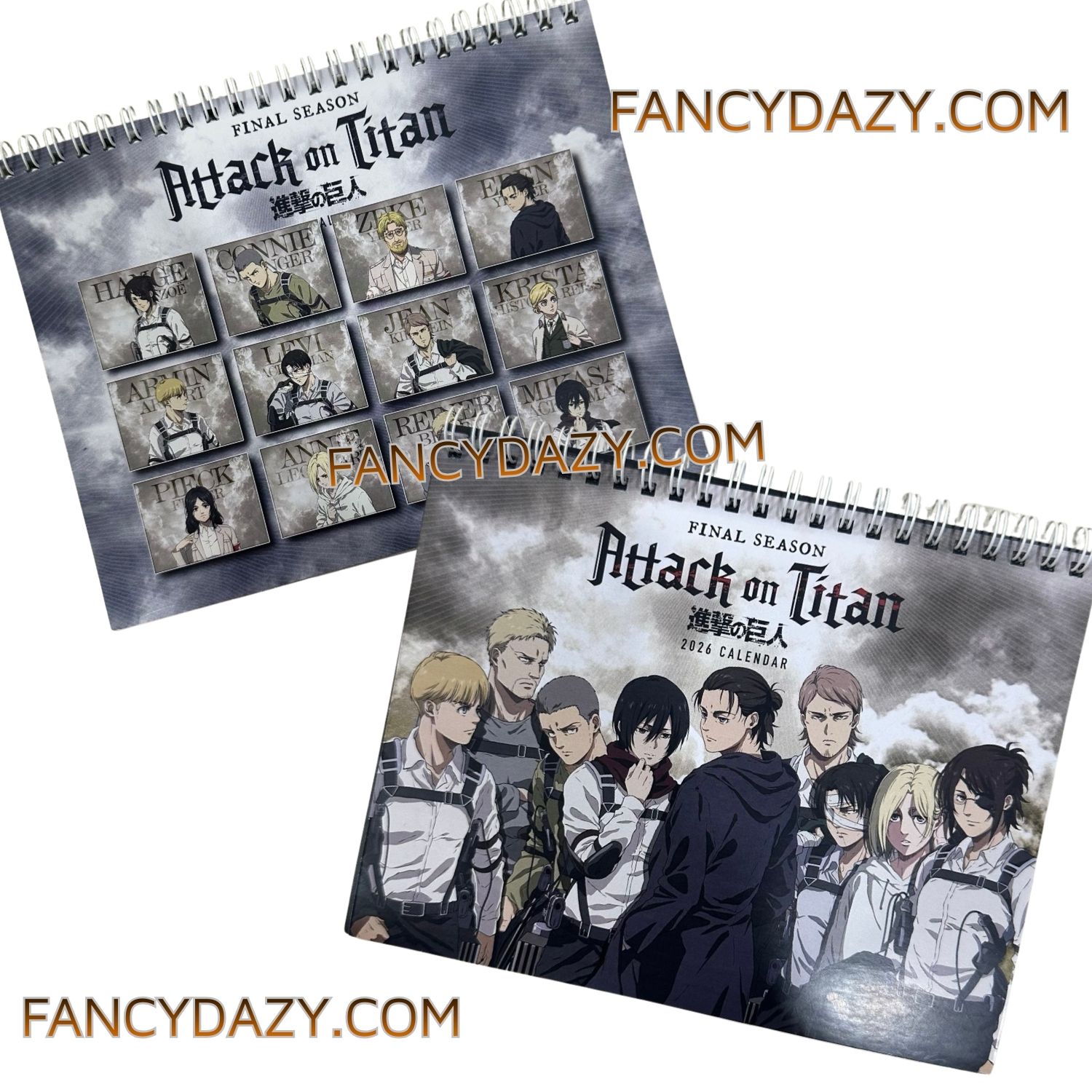 Attack On Titan 2026 Calendar Attack On Titan 2026 Calendar