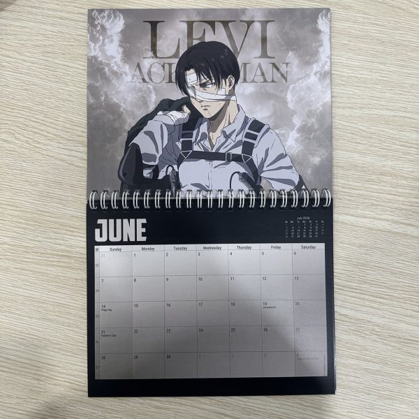 Attack On Titan Calendar