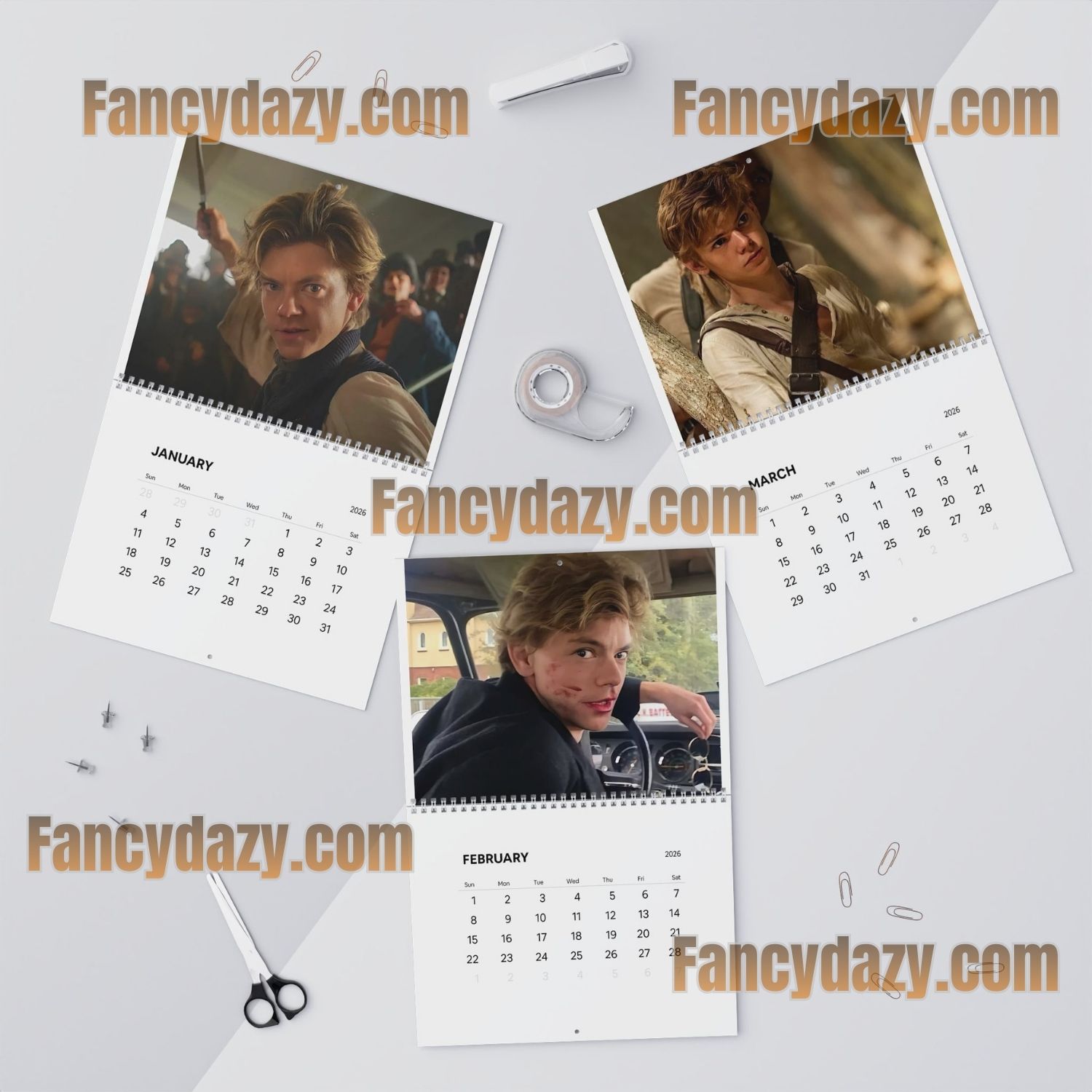 Thomas Brodie Sangster 2026 Wall Calendar Thomas Brodie Sangster 2026 Wall Calendar