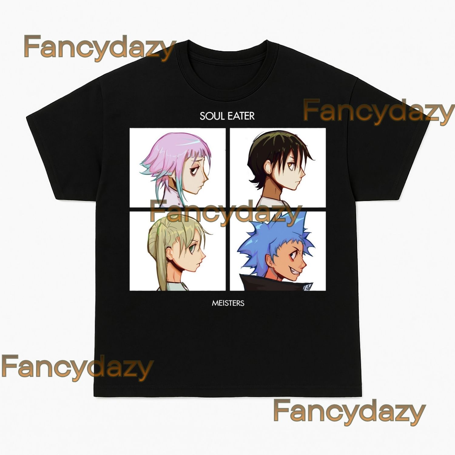 Soul eater x Gorillaz band Shirt Soul eater x Gorillaz band Shirt