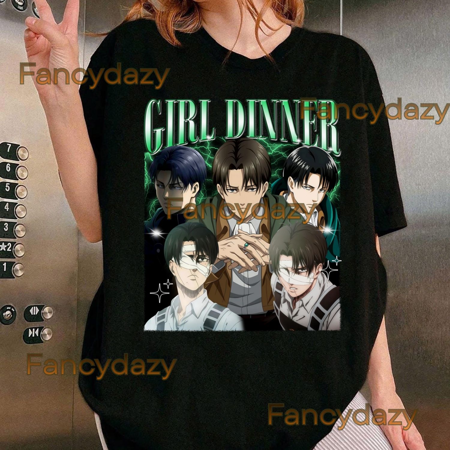Levi Ackerman Girl Dinner Shirt Levi Ackerman Girl Dinner Shirt