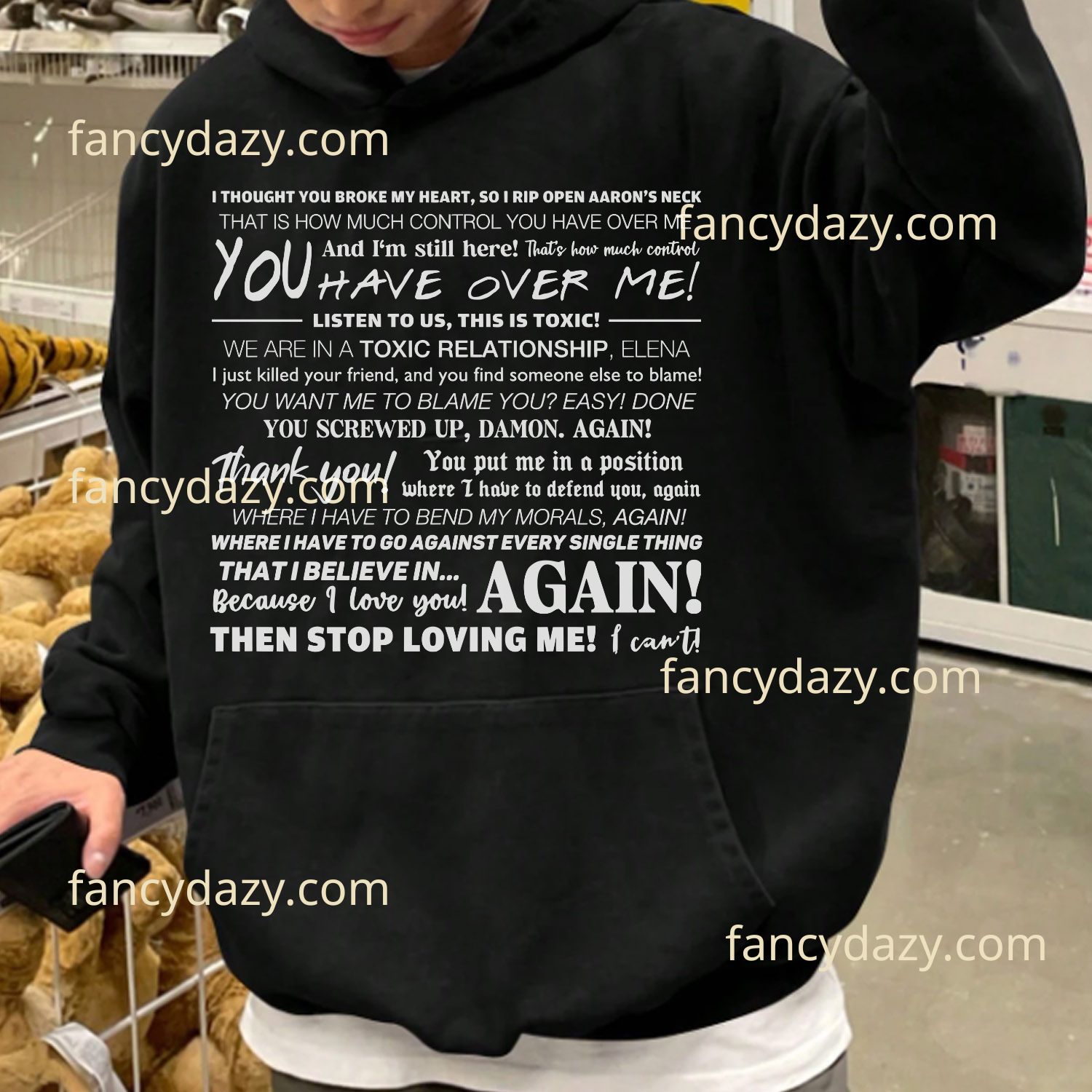 Toxic Relationship TVD Quote Shirt Toxic Relationship TVD Quote Shirt