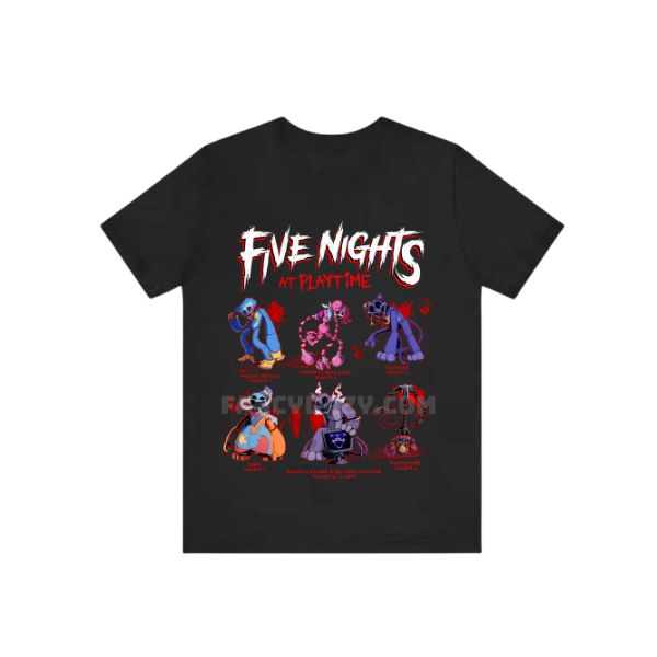 Poppy Playtime X FNAF Shirt