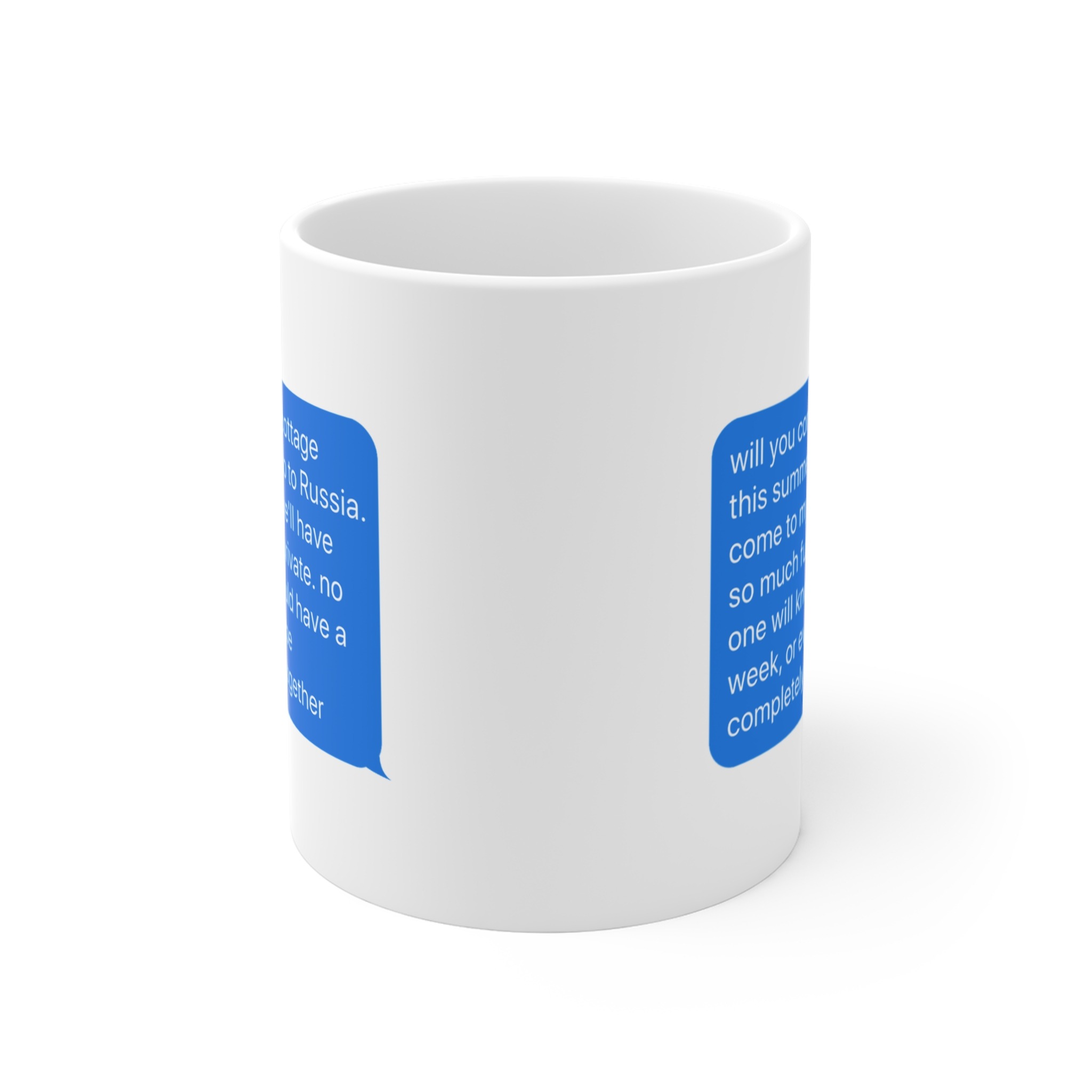 Will You Come To My Cottage This, LGBT Pride Hockey Mug Will You Come To My Cottage This, LGBT Pride Hockey Mug
