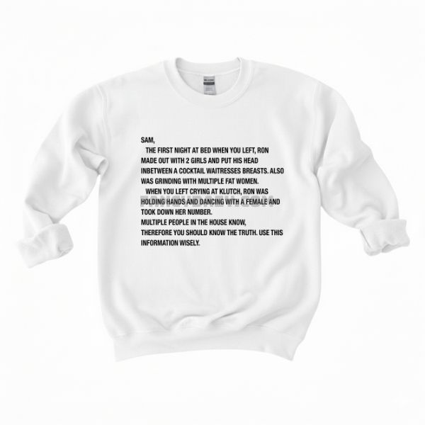 Dad’s Dead Plus, Auntie Barbara, Jackie Shirt