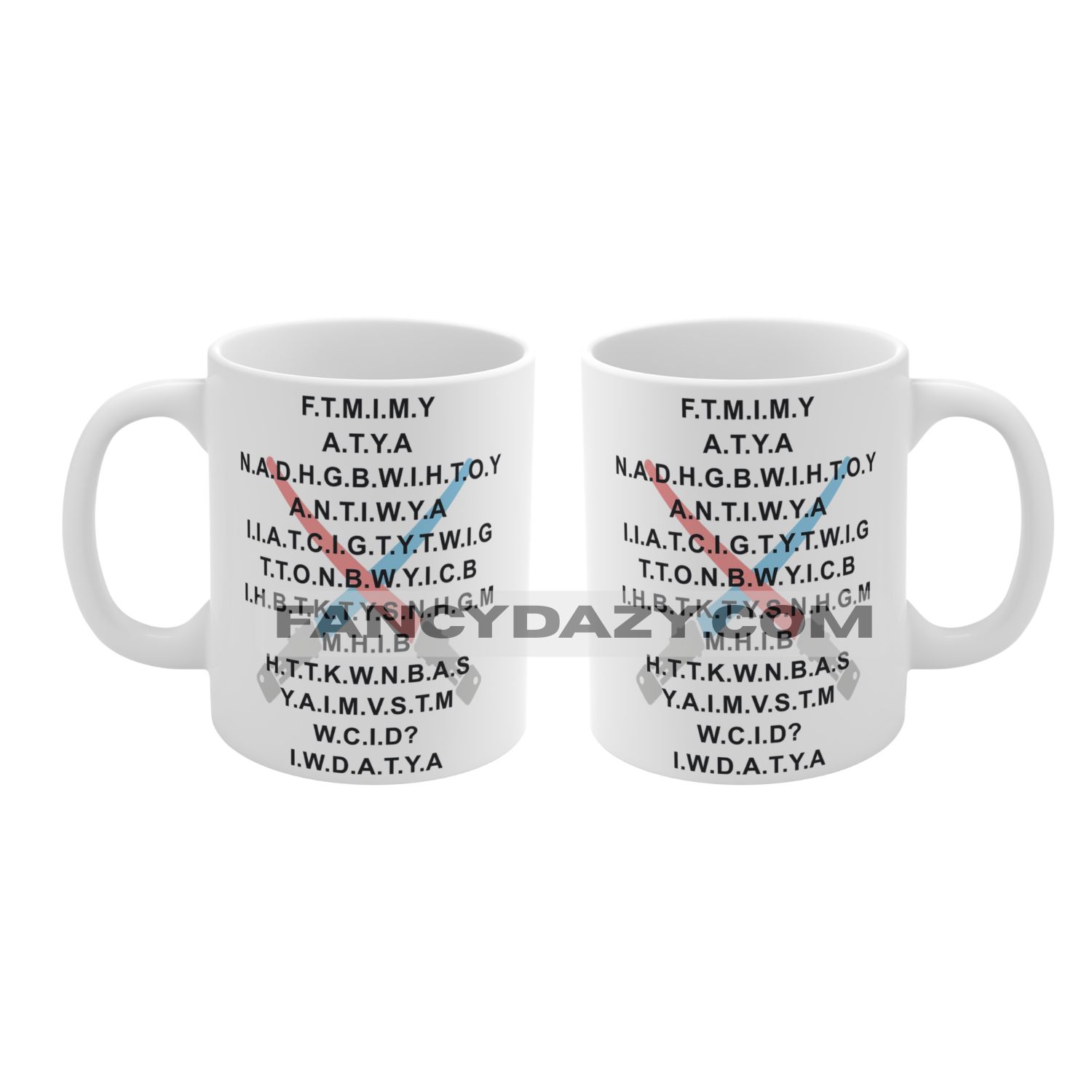 Anakin Confesses to padmefromthemom Mug Anakin Confesses to padmefromthemom Mug