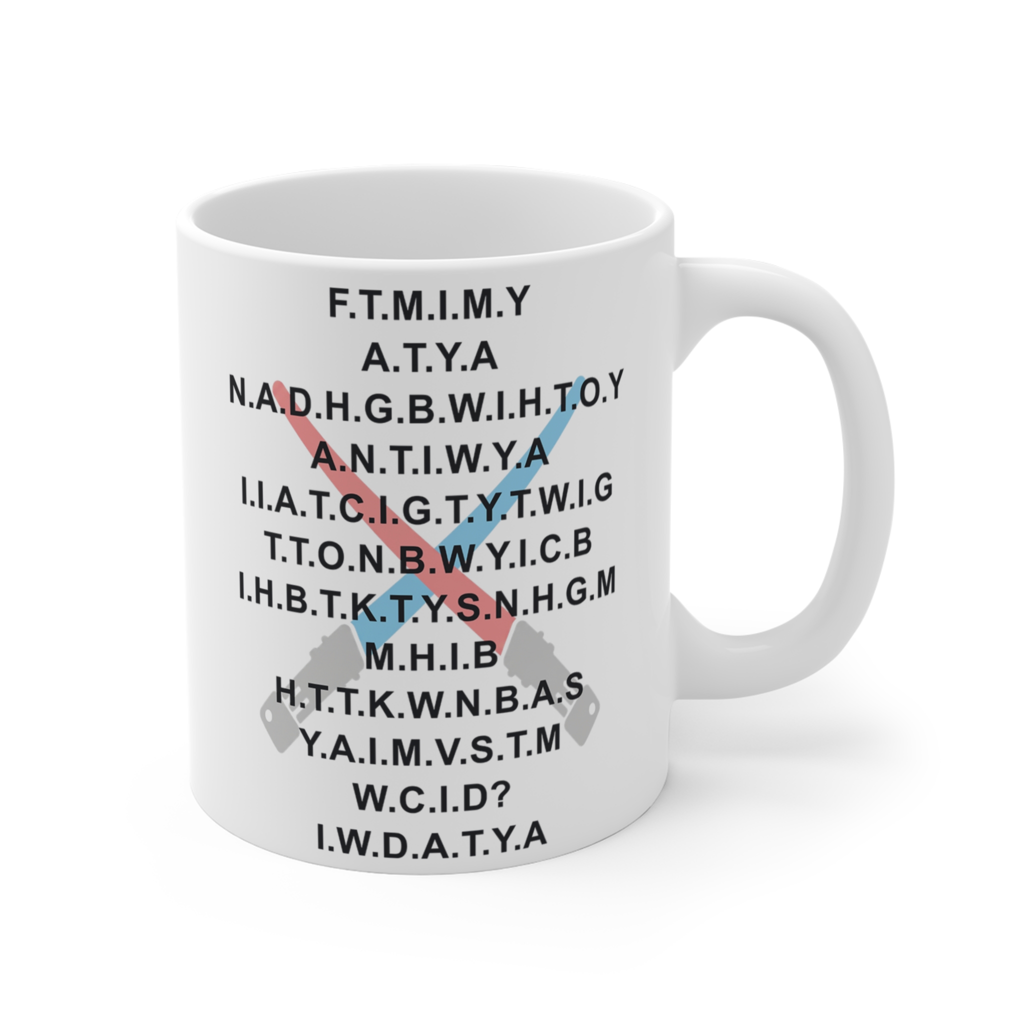 Anakin Confesses to padmefromthemom Mug Anakin Confesses to padmefromthemom Mug