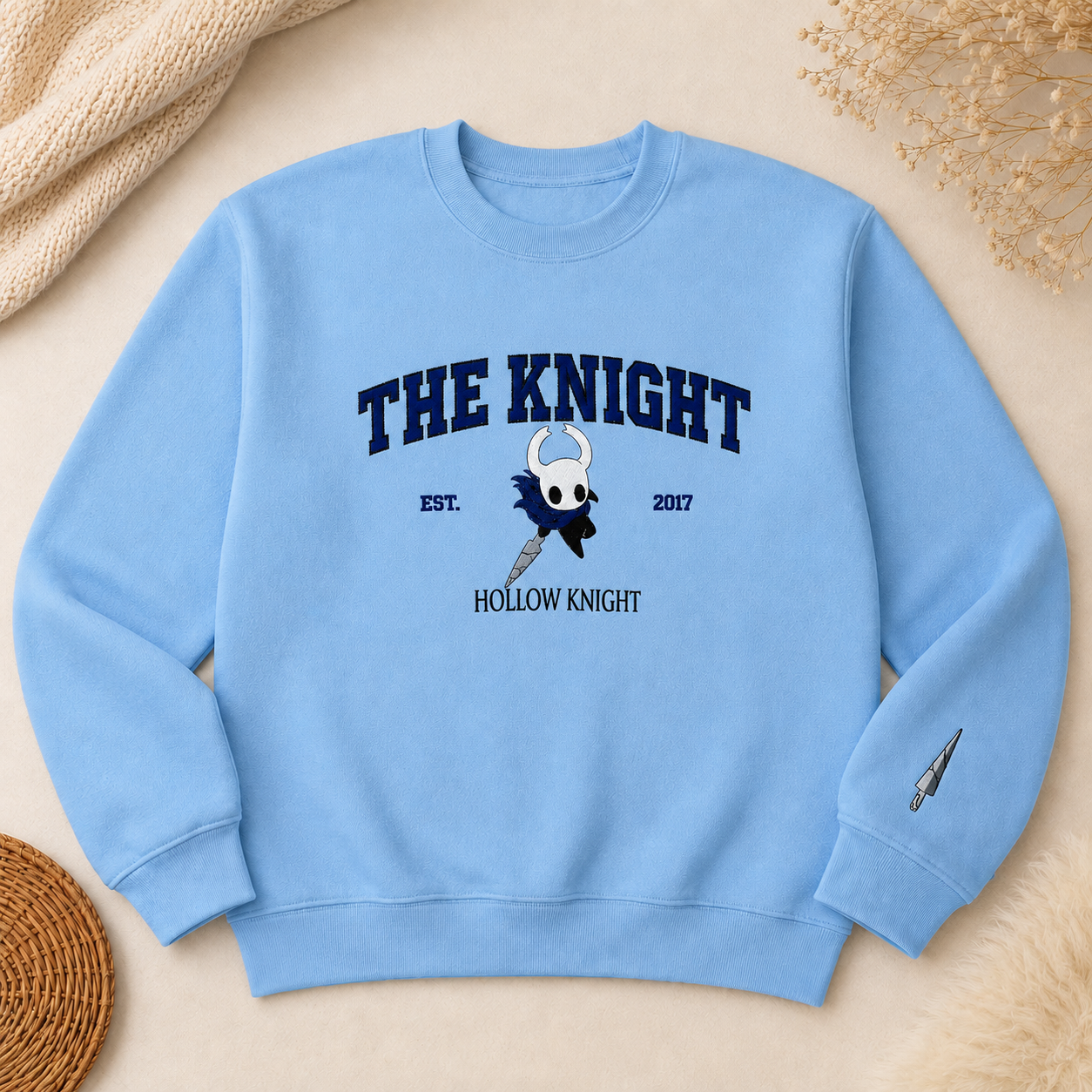 The Knight Version 2 Embroidered Sweatshirt The Knight Version 2 Embroidered Sweatshirt