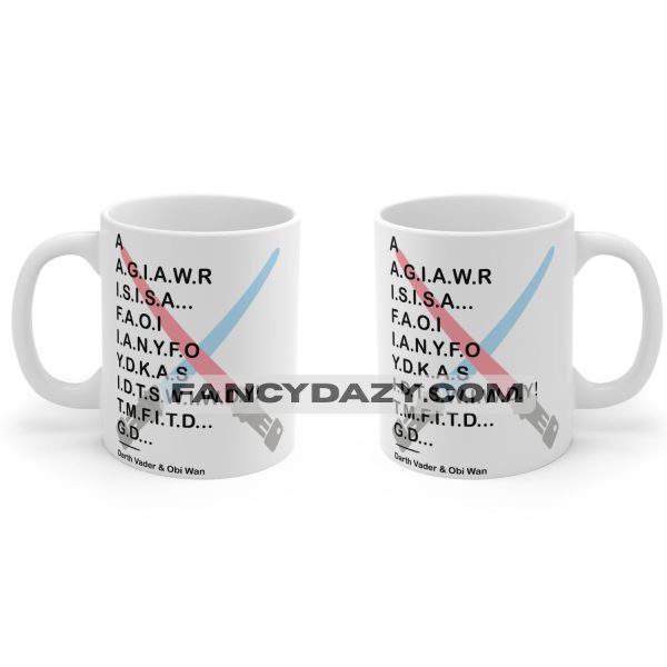 Darth Vader & Obi Wan Star War Mug