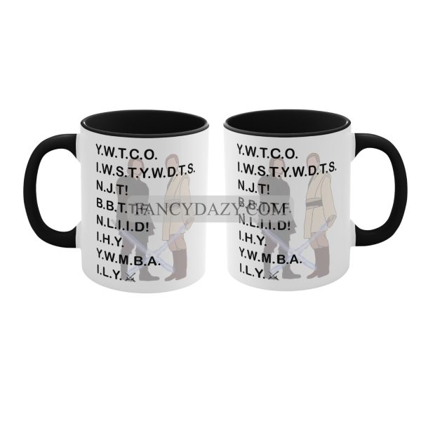 You were the Chosen One Star War Mug