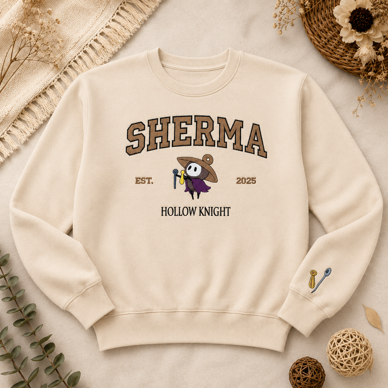 Sherma Version 2 Embroidered Sweatshirt Sherma Version 2 Embroidered Sweatshirt