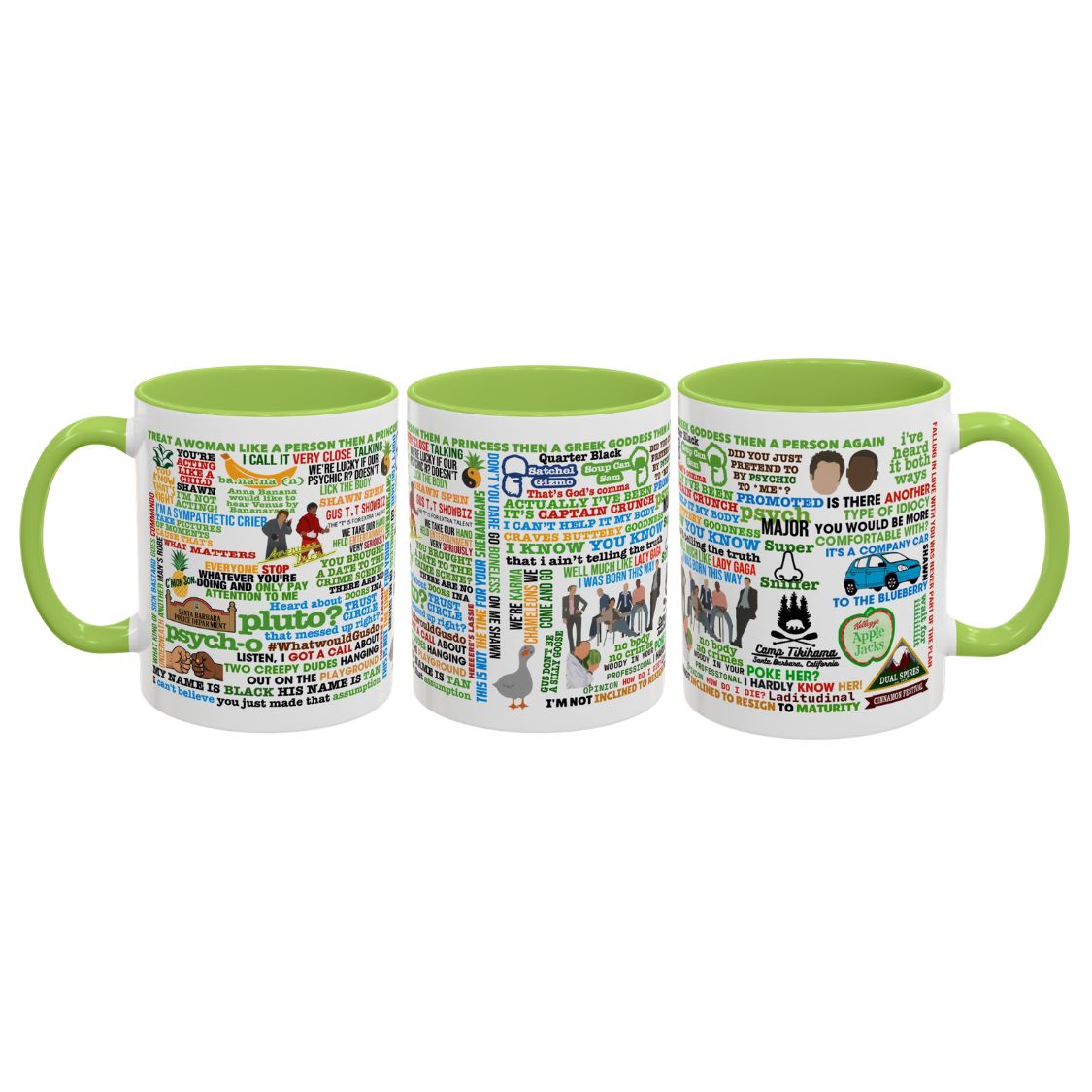 Psych TV Show Quote Mug Psych TV Show Quote Mug