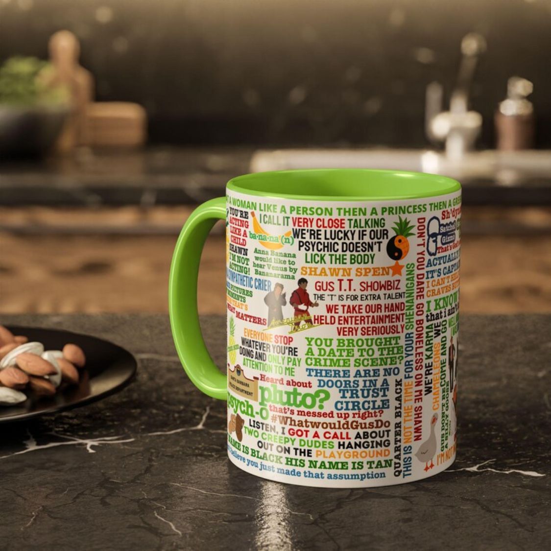 Psych TV Show Quote Mug Psych TV Show Quote Mug