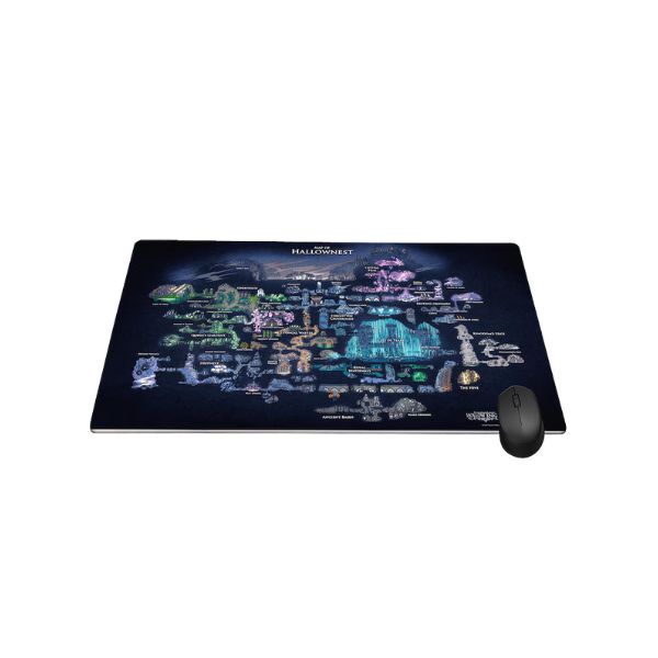 Hollow Knight Hallownest Map Version 2 Desk Mat