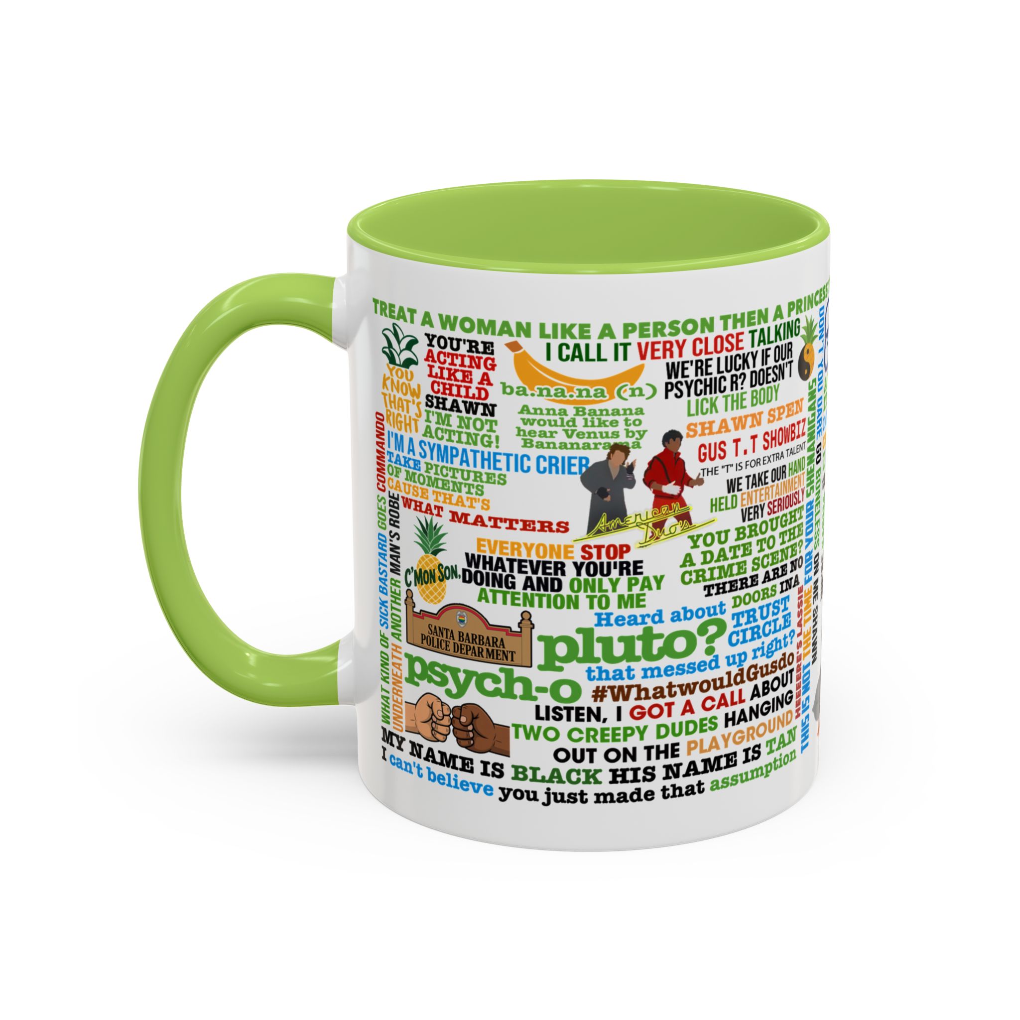 Psych TV Show Quote Mug Psych TV Show Quote Mug