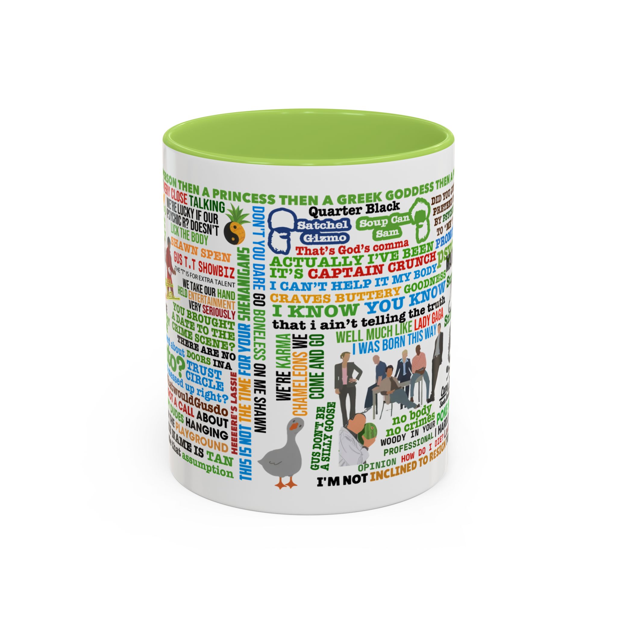 Psych TV Show Quote Mug Psych TV Show Quote Mug