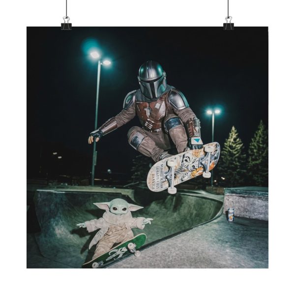 Star War Skateboarding Poster