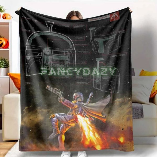 Mandalorian Star War Blanket