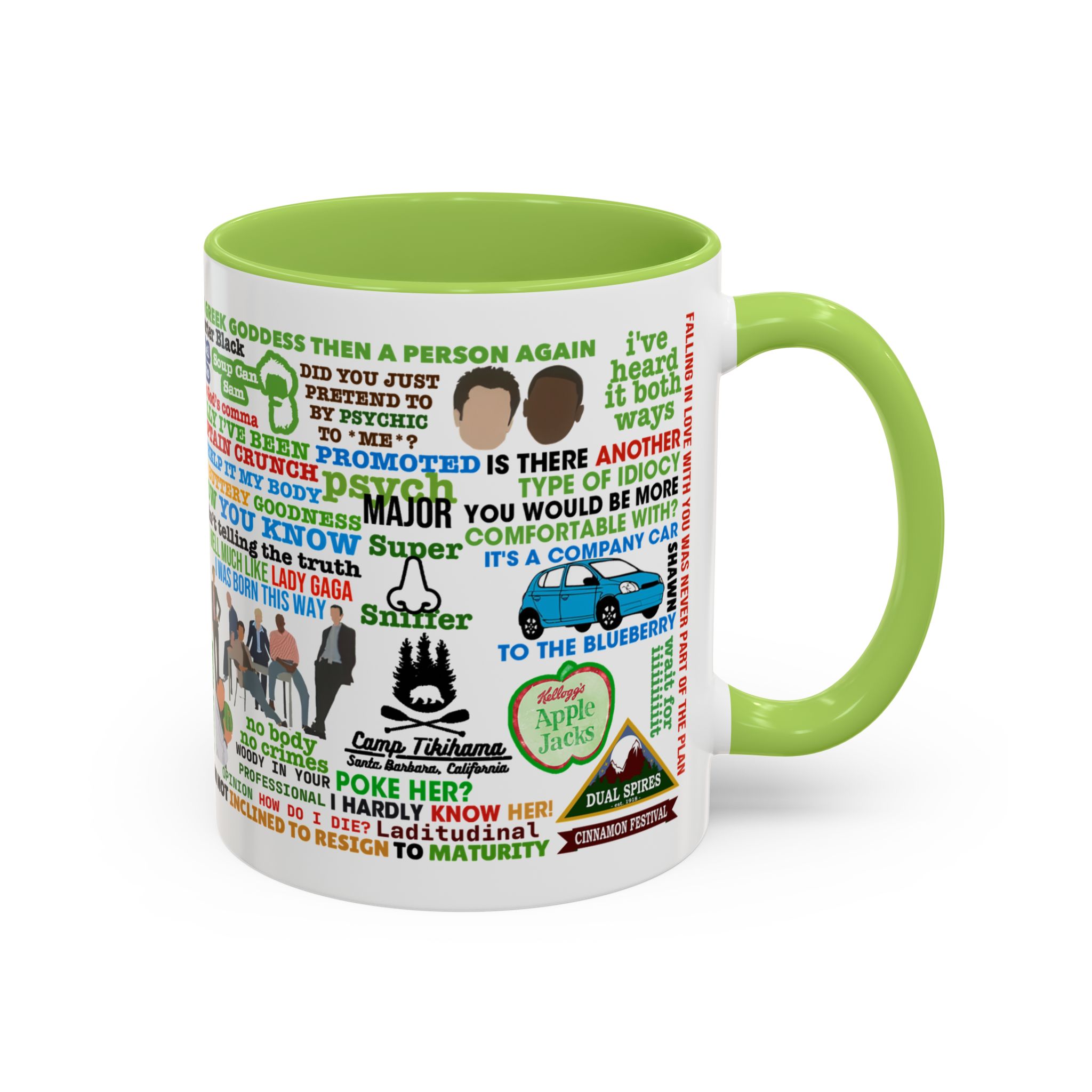 Psych TV Show Quote Mug Psych TV Show Quote Mug