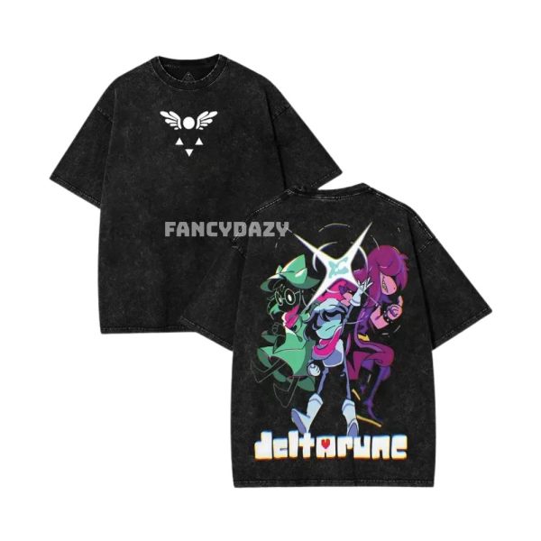 2 Sided – Deltarune Mineral Wash Shirt