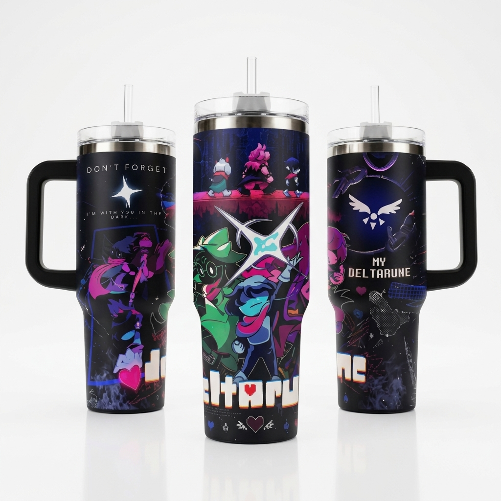 Deltarune Kris Susie Ralsei Tumbler Deltarune Kris Susie Ralsei Tumbler