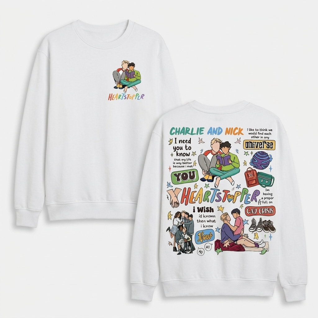 Heartstopper Charlie And Nick Moment Shirt Heartstopper Charlie And Nick Moment Shirt