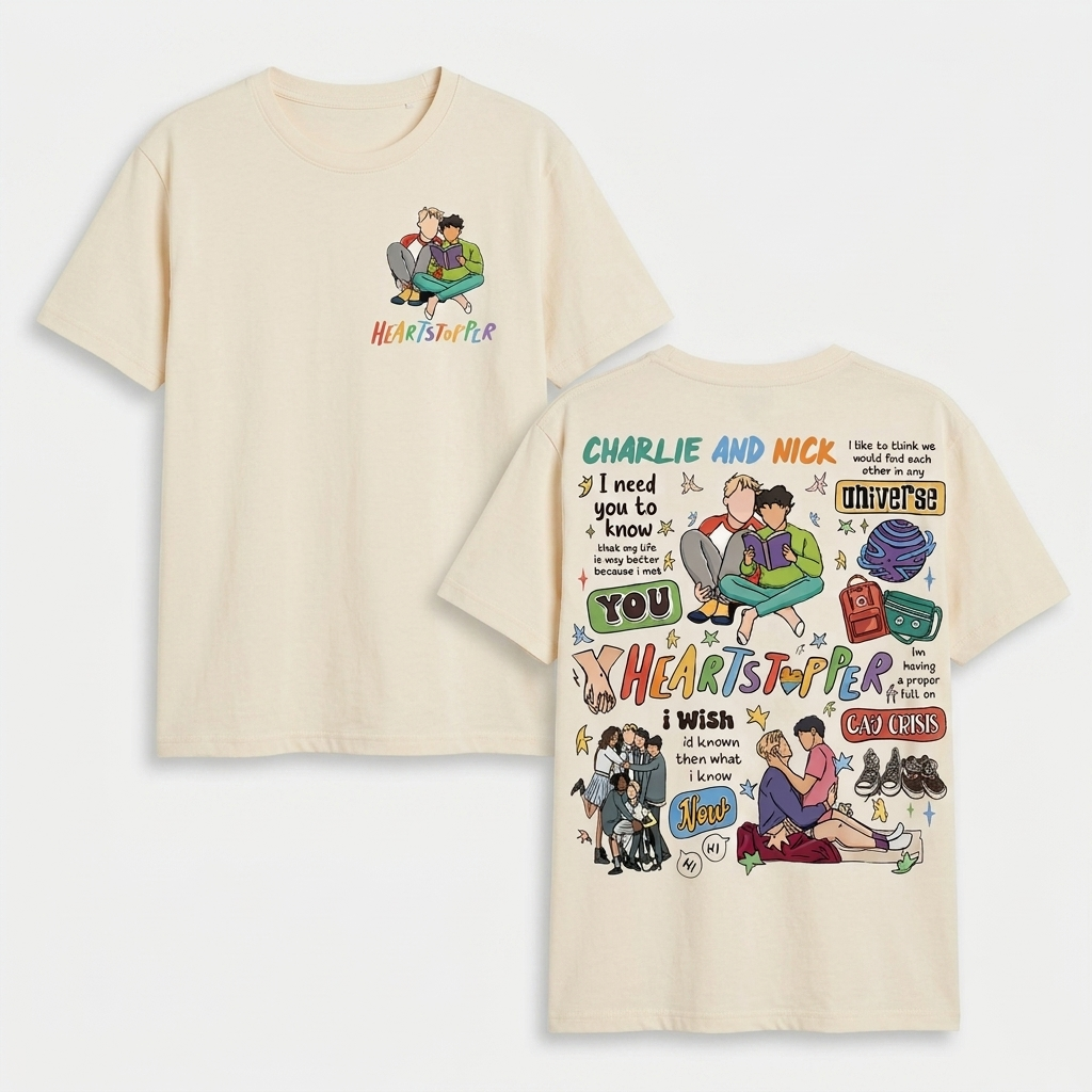 Heartstopper Charlie And Nick Moment Shirt Heartstopper Charlie And Nick Moment Shirt