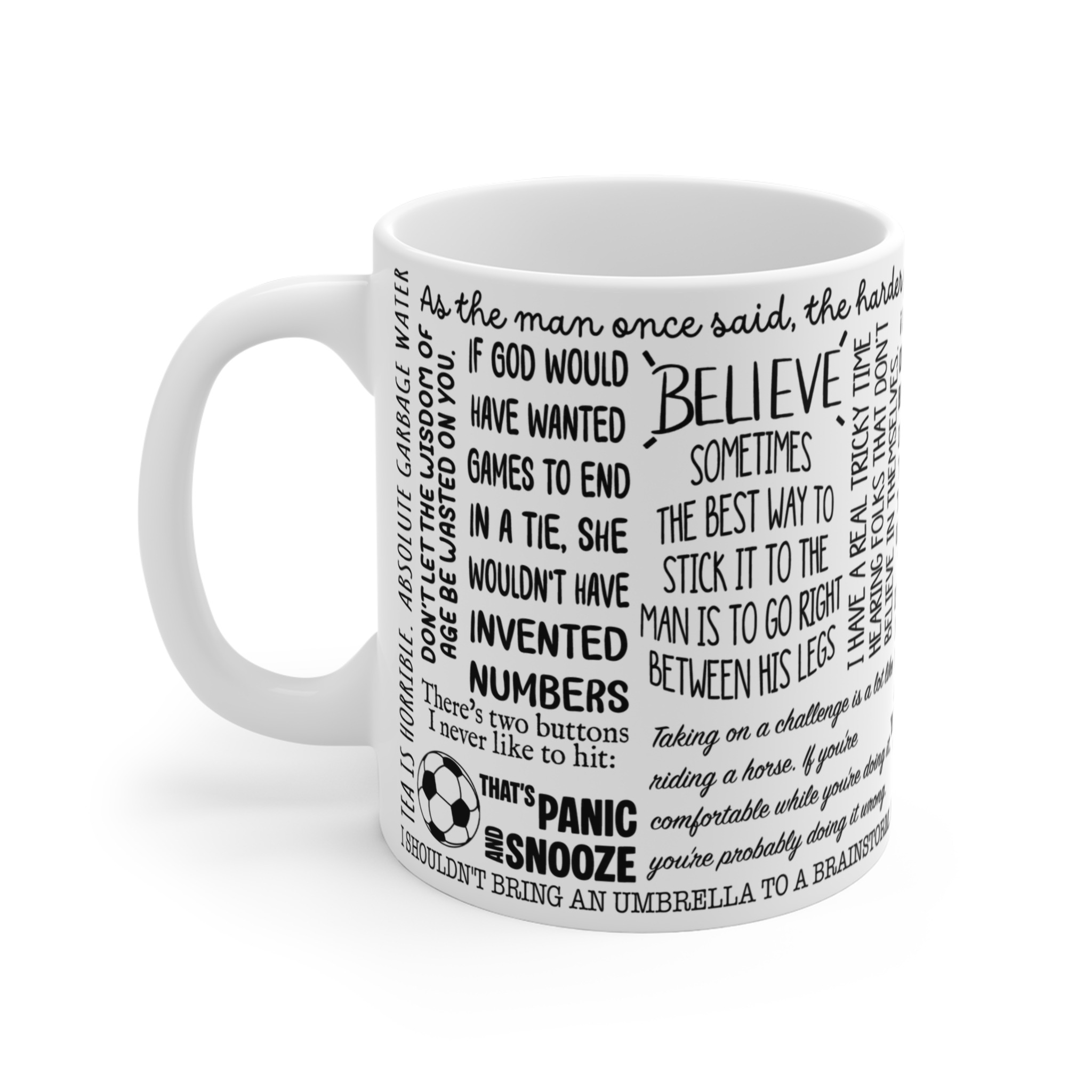 Ted Lasso Motivational Quotes Mug Ted Lasso Motivational Quotes Mug