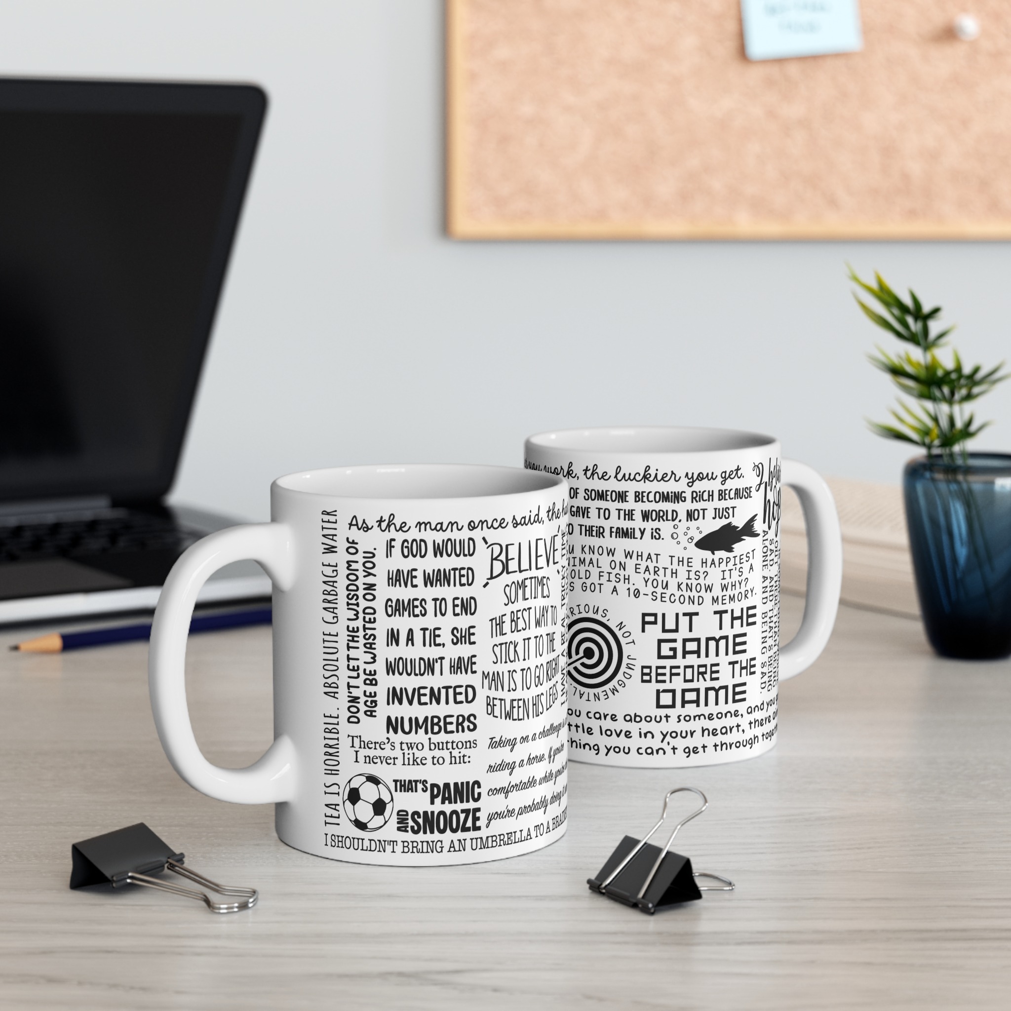 Ted Lasso Motivational Quotes Mug Ted Lasso Motivational Quotes Mug