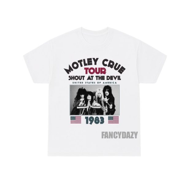 Motley Crue Shout At The Devil Tour 1983 Shirt