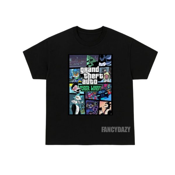 Deltarune Grand Theft Auto Cyber World Shirt