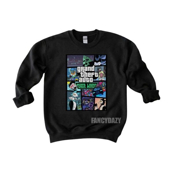 Deltarune Grand Theft Auto Cyber World Shirt