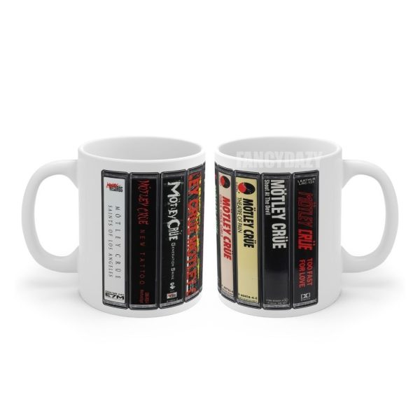 Motley Crue Rock Music Cassette Mug
