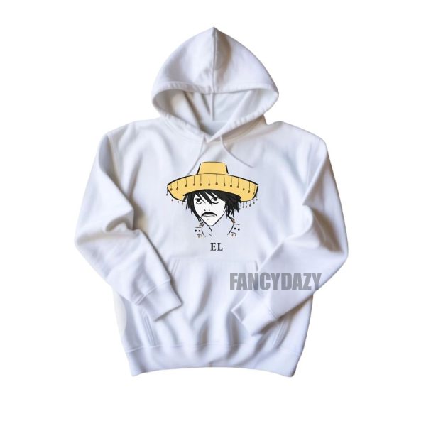Death Note EL L Lawliet Sombrero Mexican Shirt