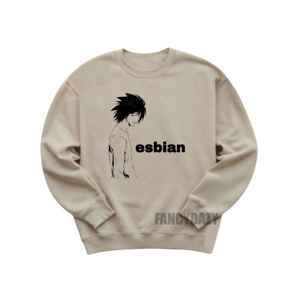 Death Note L Lawliet Esbian Shirt