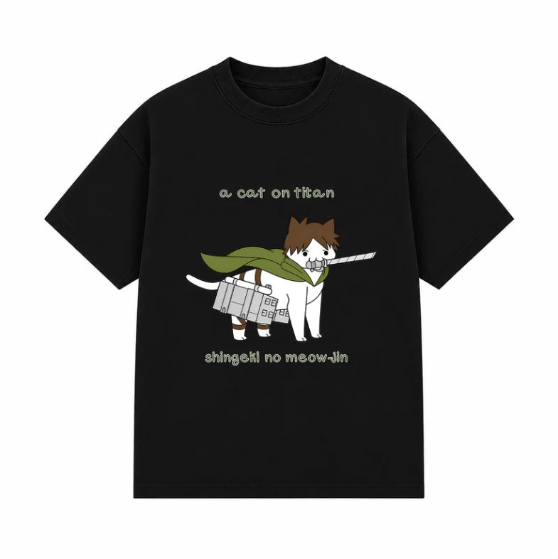 AOT – A Cat On Titan Shirt