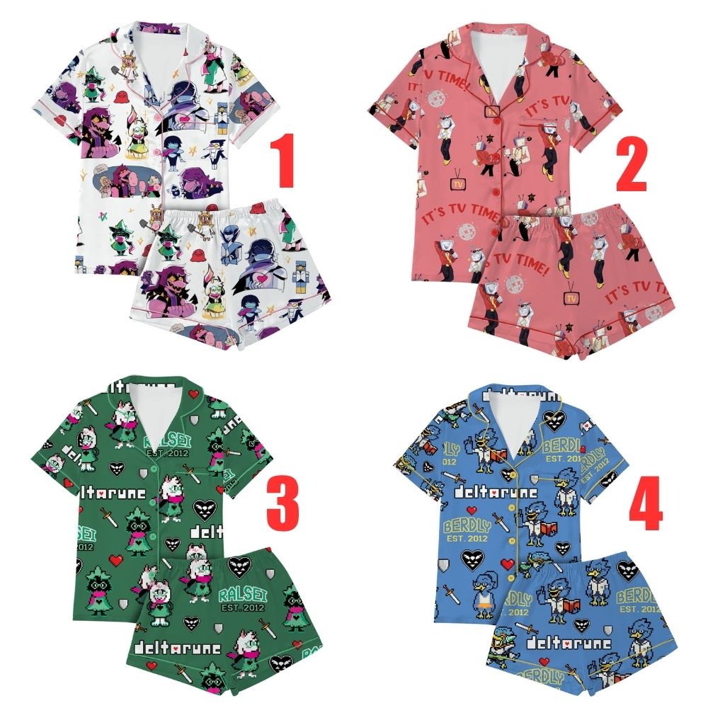 Deltarune Pajamas Set Collection 2 Deltarune Pajamas Set Collection 2