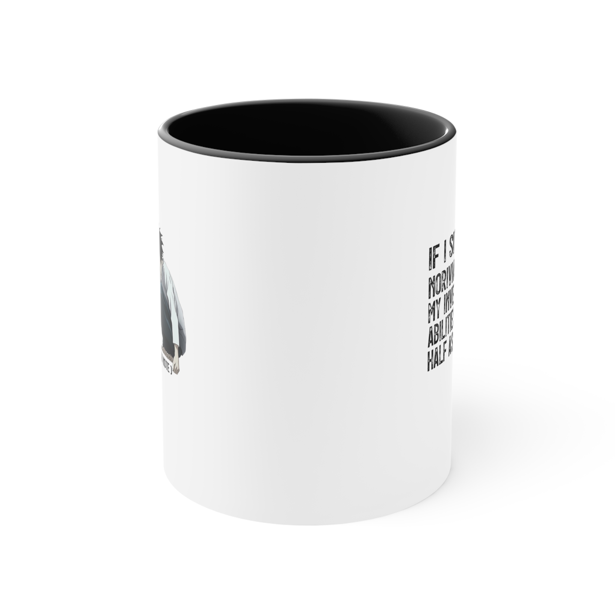 Death Note L SIT Quote Printed Mug Death Note L SIT Quote Printed Mug