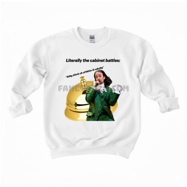 Hamilton Musical Cabinet Battle Parody Shirt