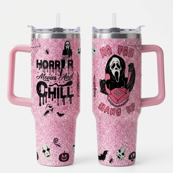 Ghostface No You Hang Up Tumbler 40oz 1pc