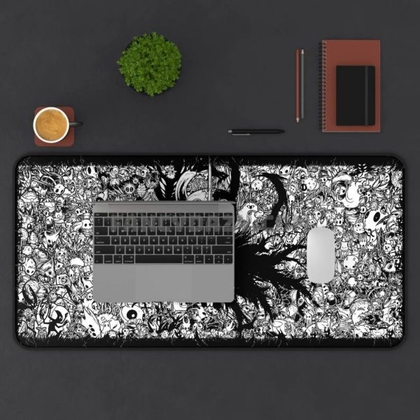 Hollow Knight Characters W&B Desk Mat