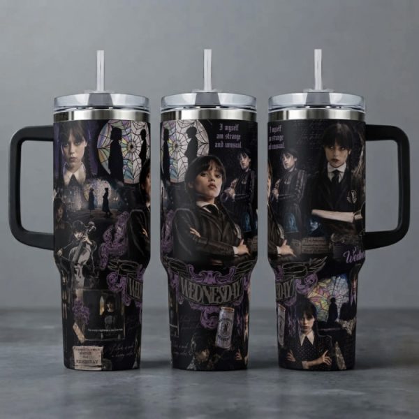 Wednesday Addams Tummbler 40oz 1pc