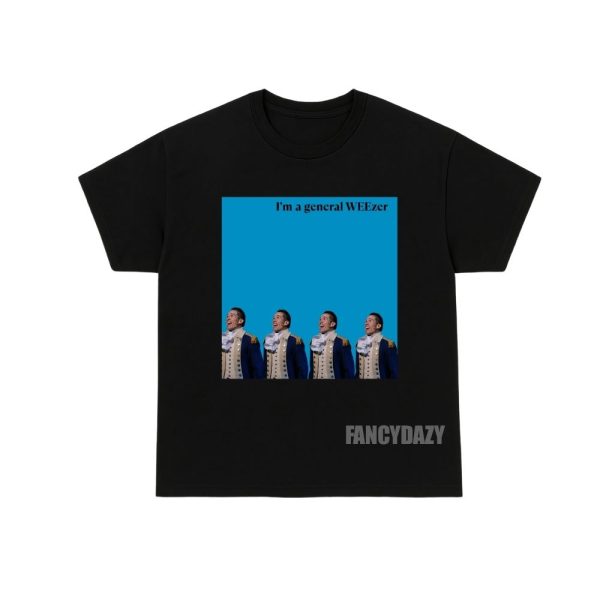 Hamilton Blue Album I’m a general WEEzer Shirt