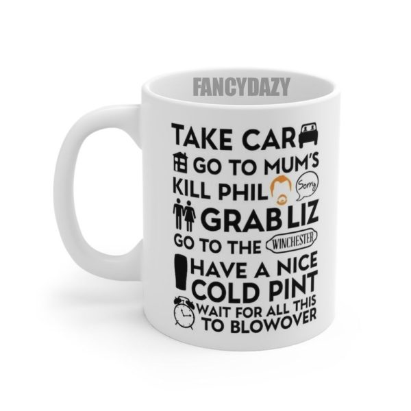 Shaun On The Dead To Do List Mug Shaun On The Dead To Do List Mug