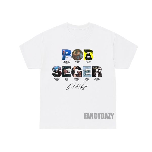 Bob Seger Discography Album Collage Shirt