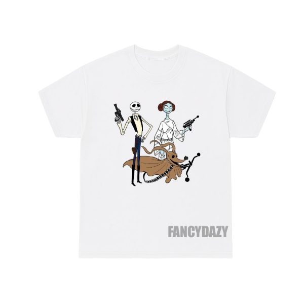Star War Jack Skellington And Sally Shirt