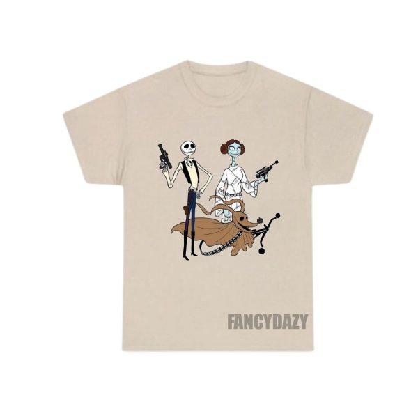 Star War Jack Skellington And Sally Shirt