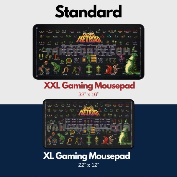 Super Metroid Bestiary Desk Mat
