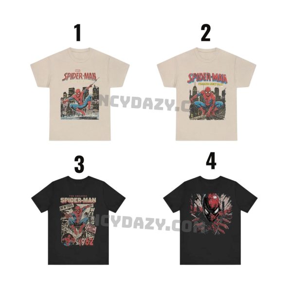 Vintage Comic Spiderman Graphic, Brand New Day Shirt